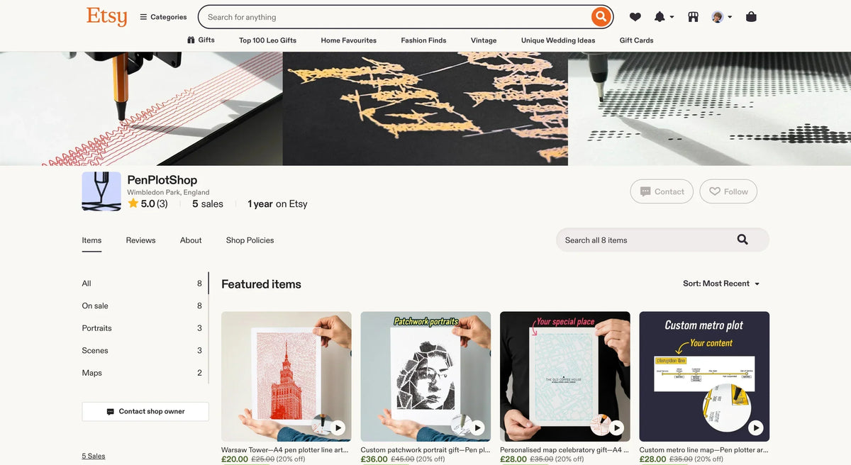 Pen Plotter Art: From Designer to Pen Plotter Business