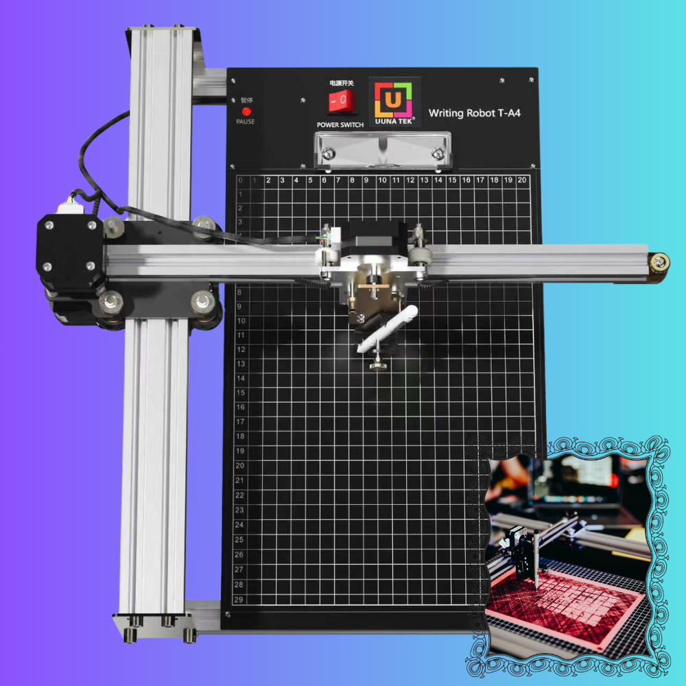 Traceur à stylo iDraw Pen Plotter 2.0 A4 | Robot de dessin | Machine à écrire et à dessiner pour débutants