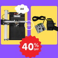 Traceur à stylo iDraw 2.0 A4 + Tête laser 2,5W Bundle