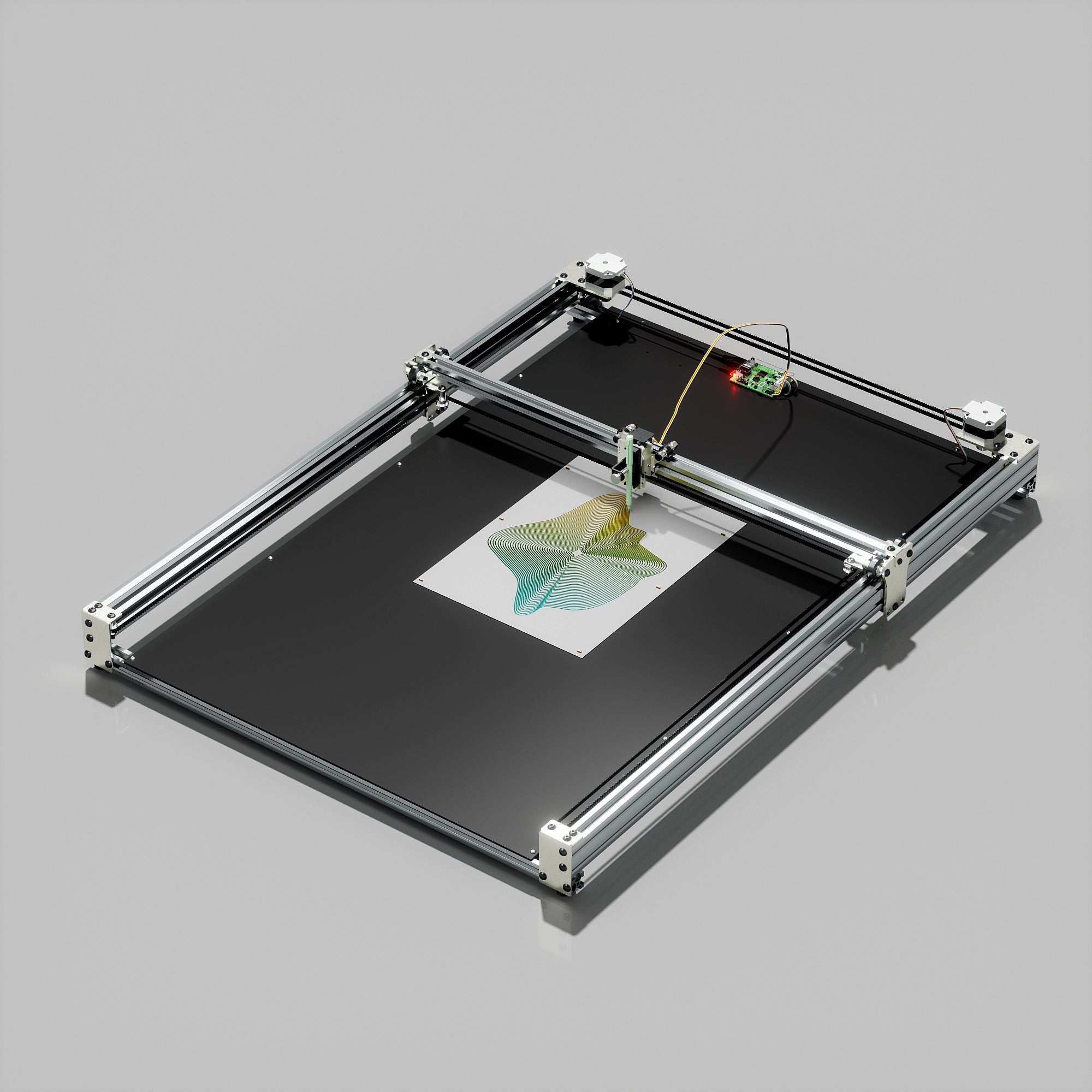 Robot traceur préassemblé iDraw H SE A3/A2 pour l'art génératif et le travail créatif de haute précision