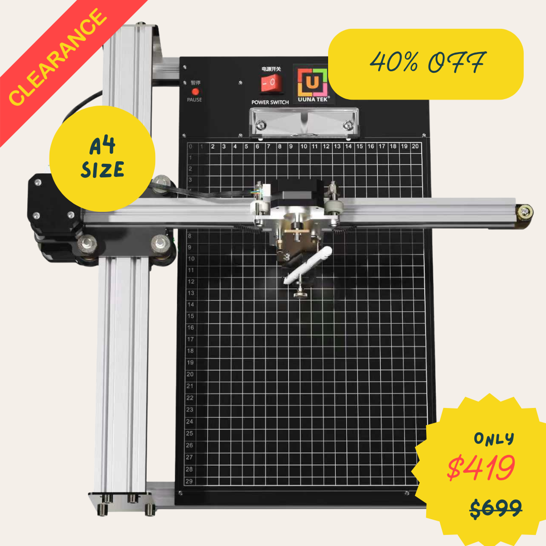 Traceur à stylo iDraw Pen Plotter 2.0 A4 | Robot de dessin | Machine à écrire et à dessiner pour débutants