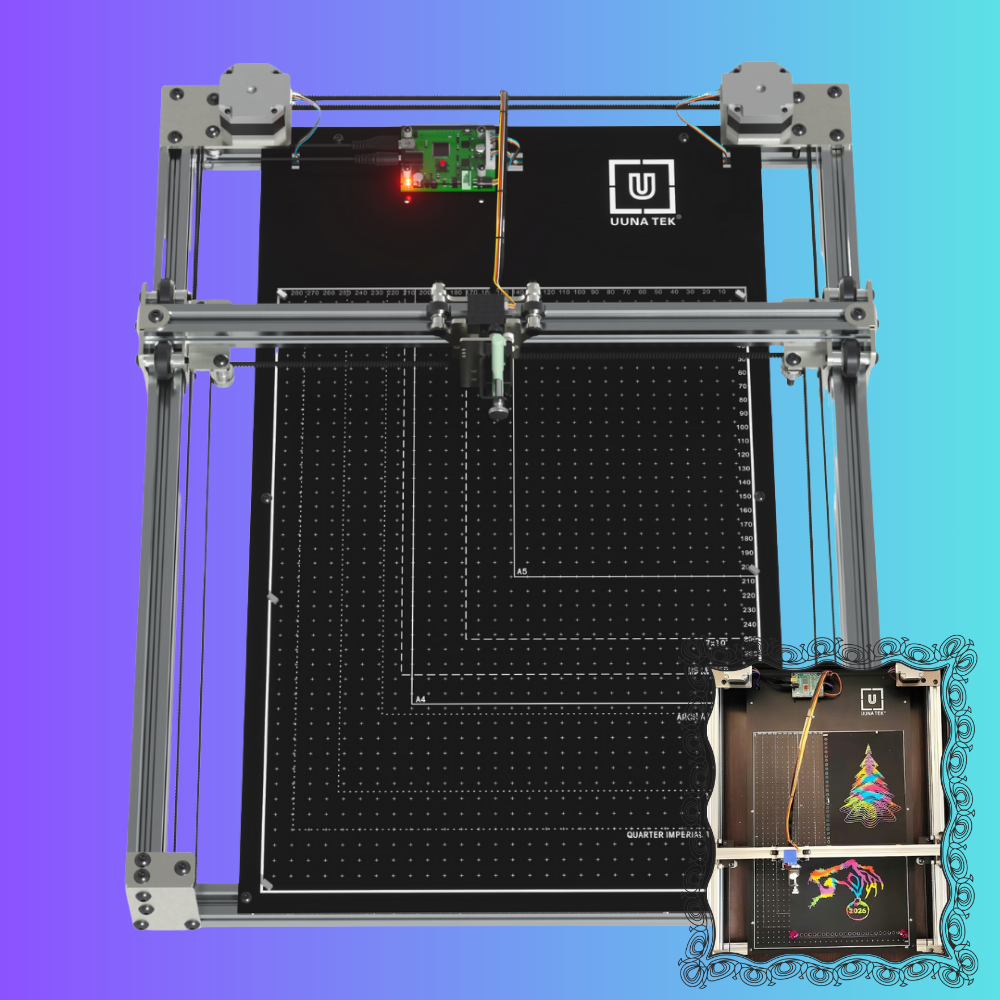 Robot traceur préassemblé iDraw H SE A3/A2 pour l'art génératif et le travail créatif de haute précision