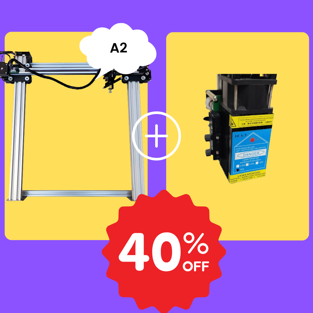 Traceur à stylo iDraw H A2 + Tête laser 10W Bundle