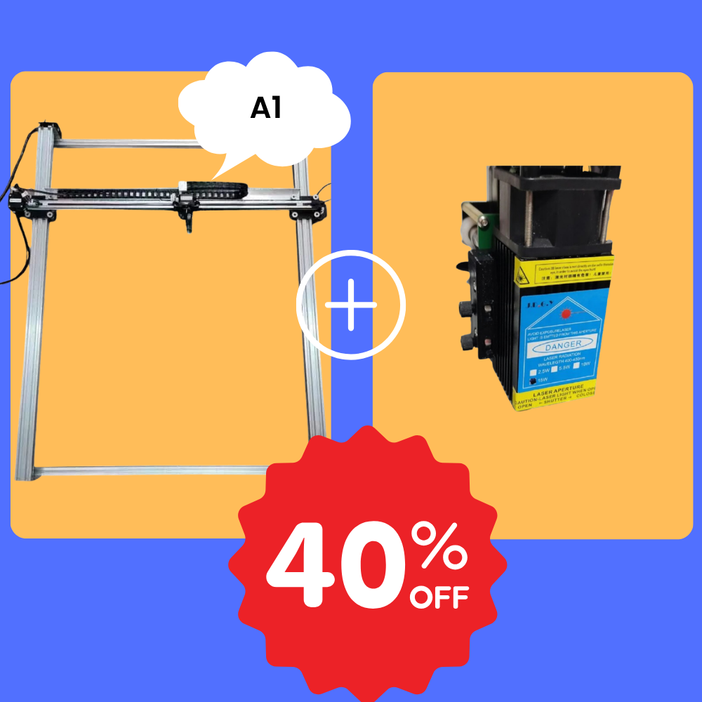 Traceur à stylo iDraw H A1 + Tête laser 15W Bundle