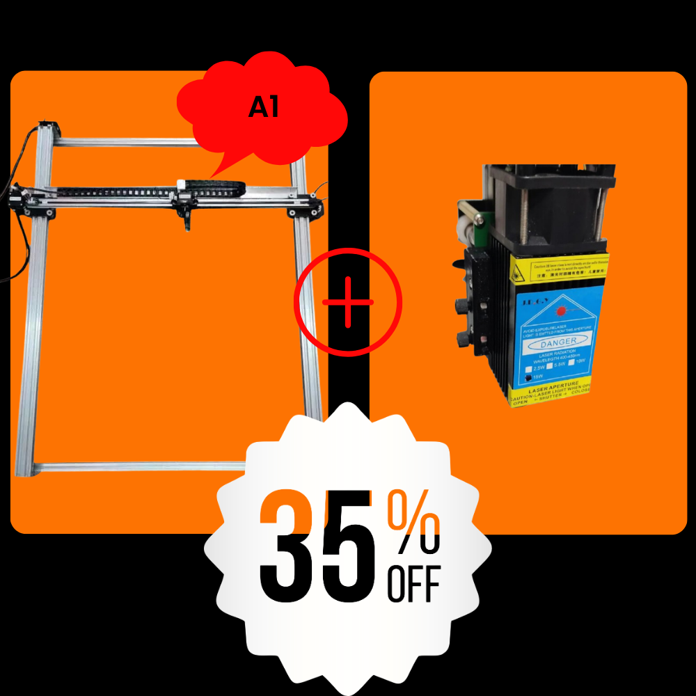 Traceur à stylo iDraw H A1 + Tête laser 15W Bundle