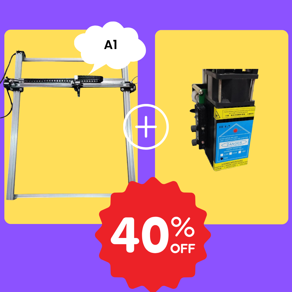 Traceur à stylo iDraw H A1 + Tête laser 15W Bundle