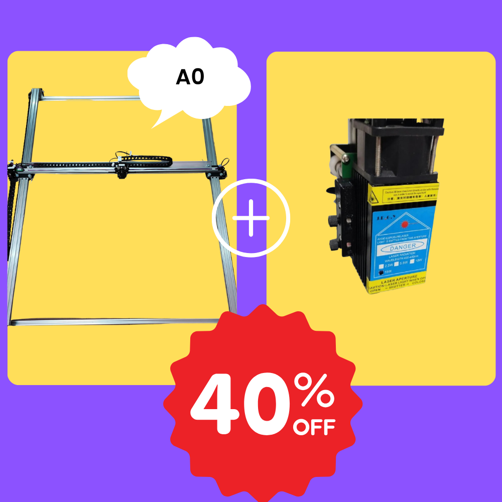 Traceur à stylo iDraw H A0 + Tête laser 15W Bundle