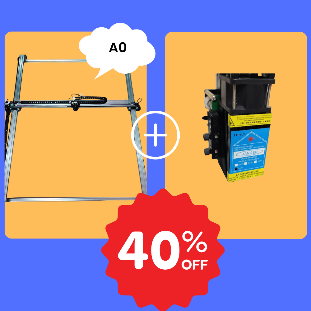 Traceur à stylo iDraw H A0 + Tête laser 15W Bundle