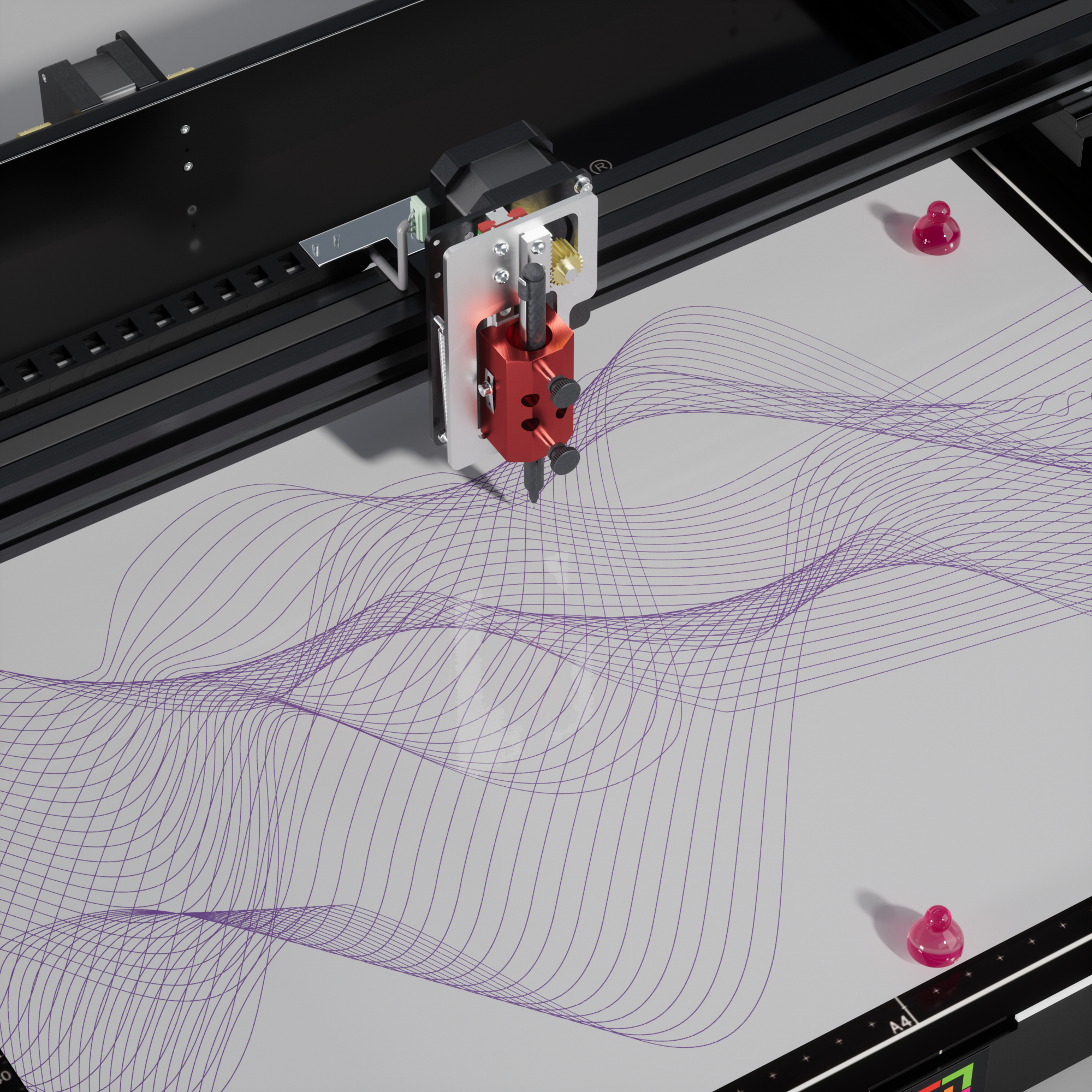 UUNA TEK 3.0 - Traceur de plumes robotisé tout-en-un haut de gamme pré-assemblé de taille A0/A1/A2/A3 Machines à dessiner