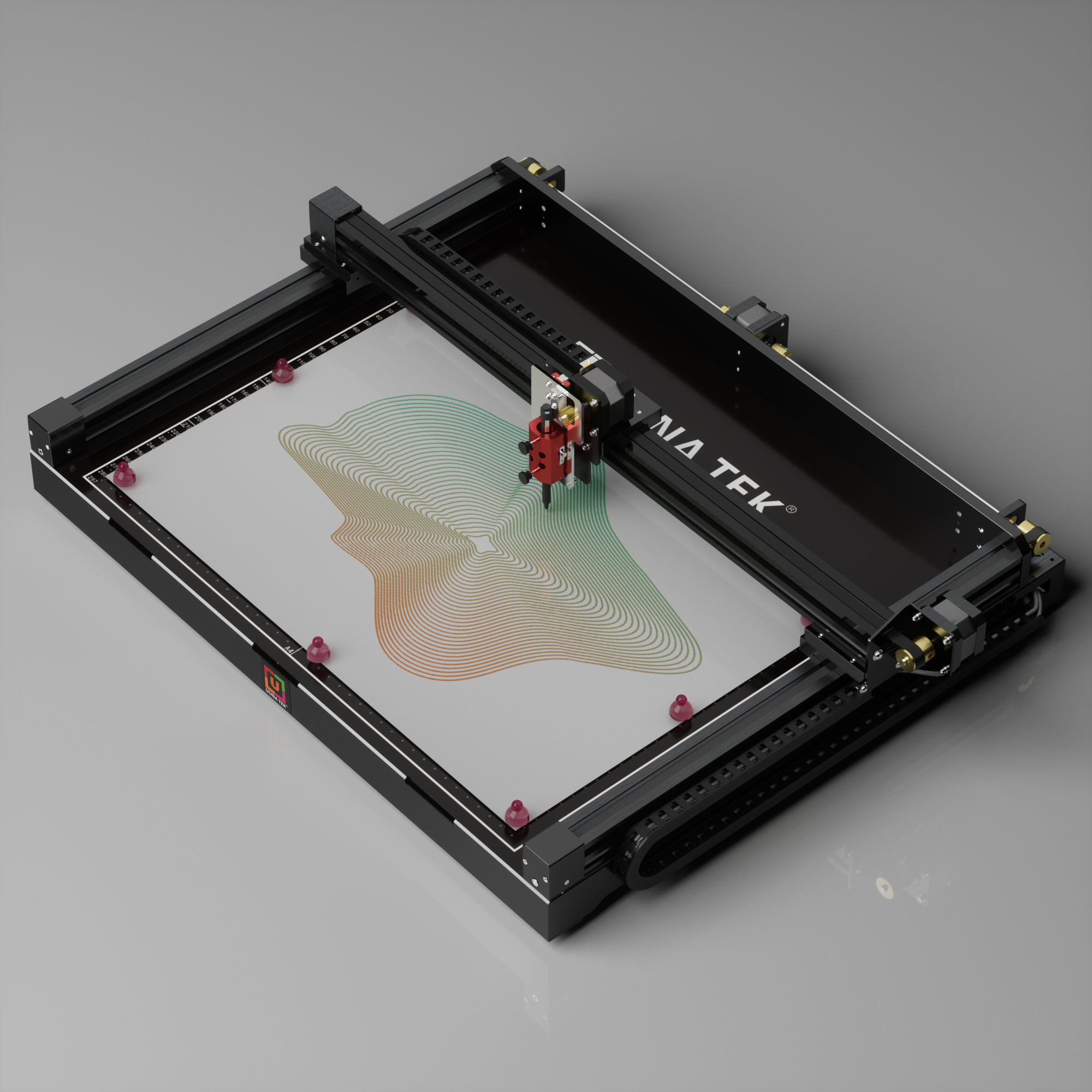 UUNA TEK 3.0 - Traceur de plumes robotisé tout-en-un haut de gamme pré-assemblé de taille A0/A1/A2/A3 Machines à dessiner