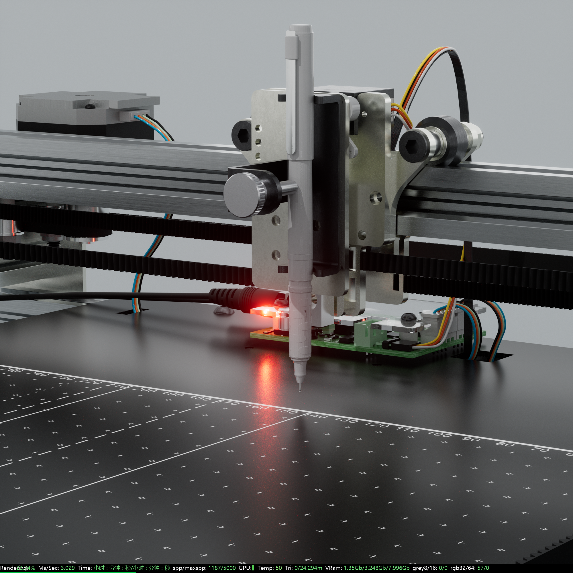 Robot traceur préassemblé iDraw H SE A3/A2 pour l'art génératif et le travail créatif de haute précision
