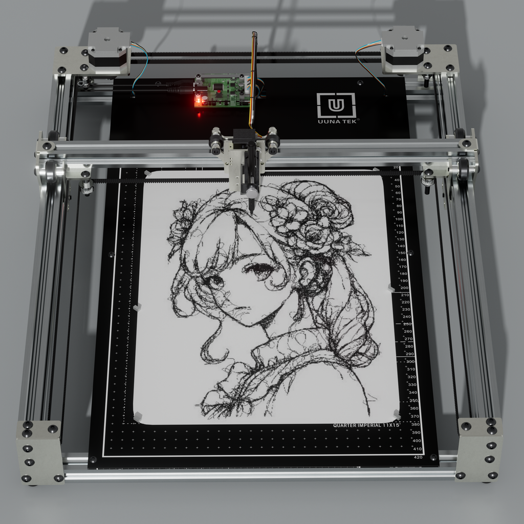 Robot traceur préassemblé iDraw H SE A3/A2 pour l'art génératif et le travail créatif de haute précision